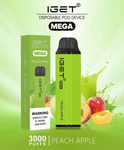 iget-mega-peach-apple-vape-device