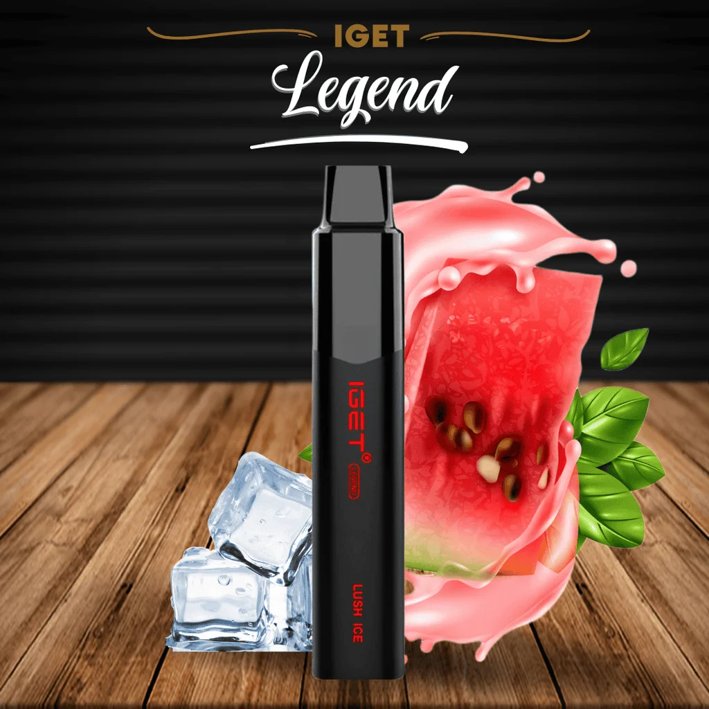 lush-ice-iget-legend-4000 IGET LEGEND 4000 LUSH ICE disposable vape device