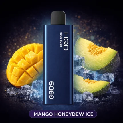 HQD Slick 6000 Mango Honeydew Ice vape device